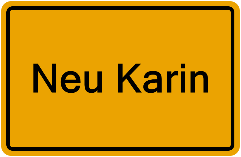 Handelsregisterauszug Neu Karin